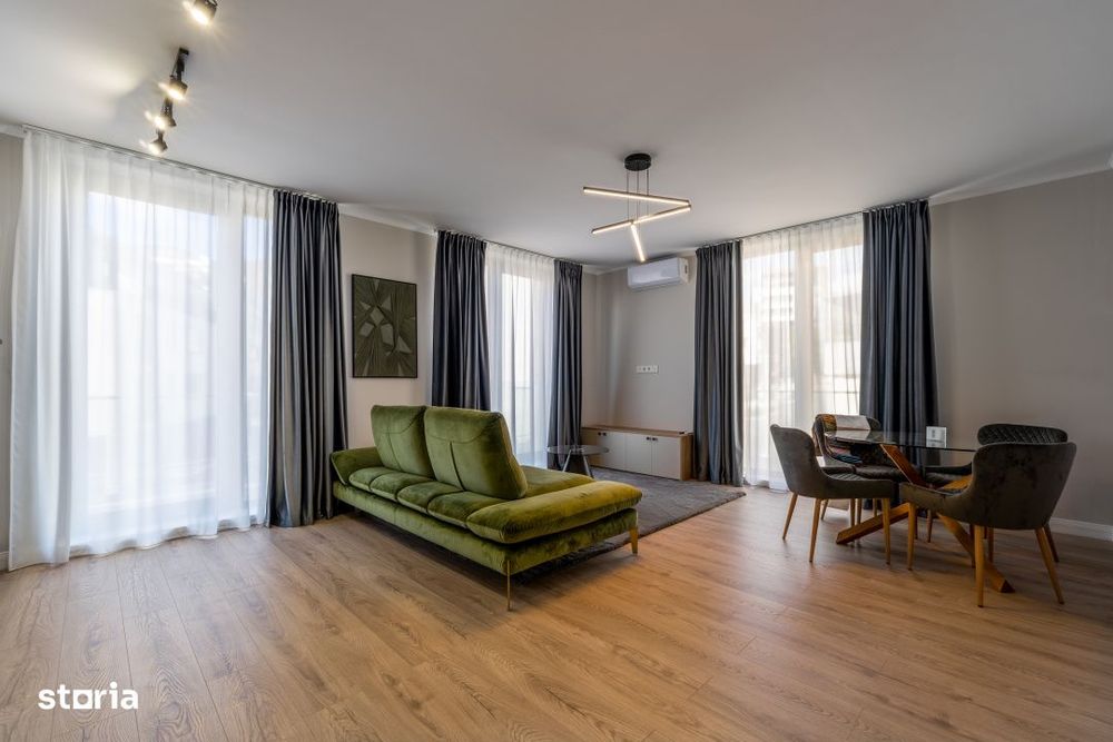 Apartament cu doua camere, imobil tip Boutique, Smart Home, mobilat la