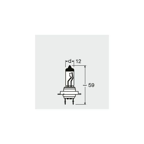 Bec H7 12v Standard Osram 64210