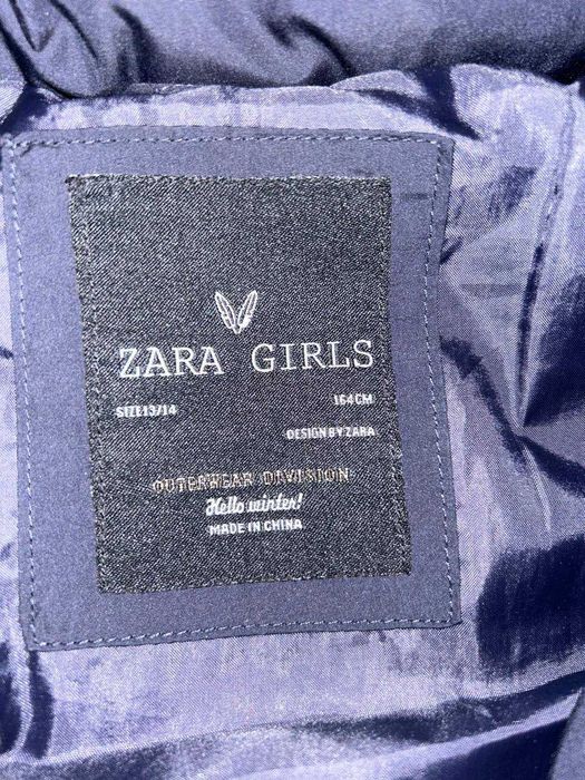 Zara Kids продам пуховик для девочек.