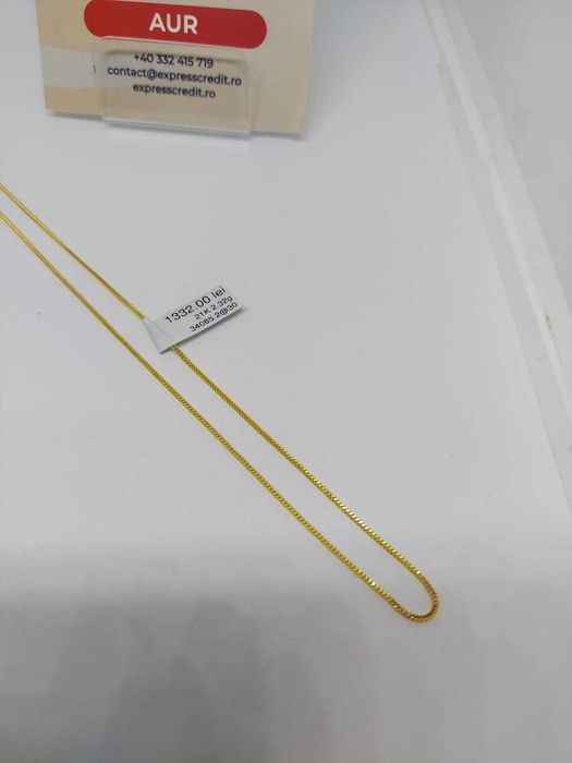 Lant aur 21k 2.32gr [Ag30 Pacurari 2/B.34085.2] Garantie 2 ani!
