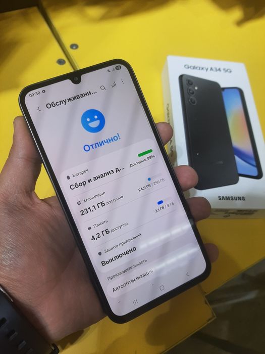 Samsung A34 8/256GB 5G-internet