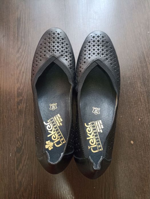 Кожаные туфли Rieker