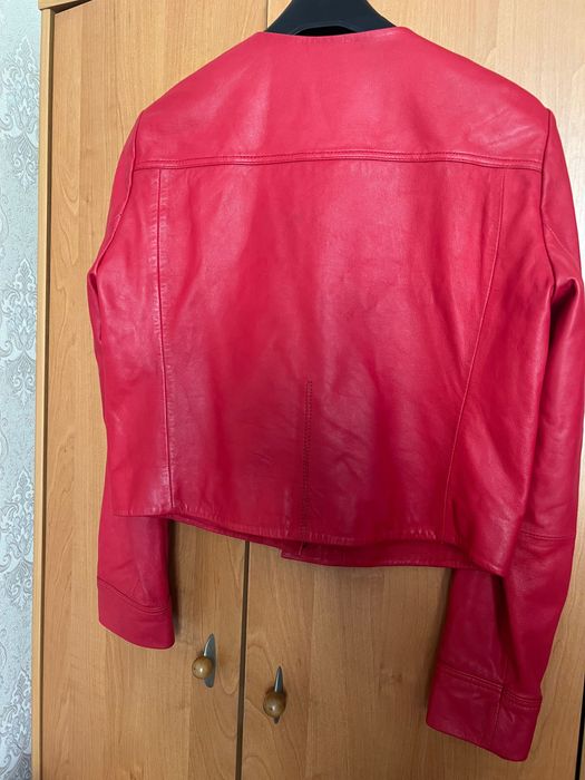 Куртка кожаная. 44-46 размер. Бренд “Mango”