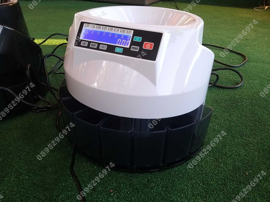 Машина за броене и сортиране на Евро монети и стотинки