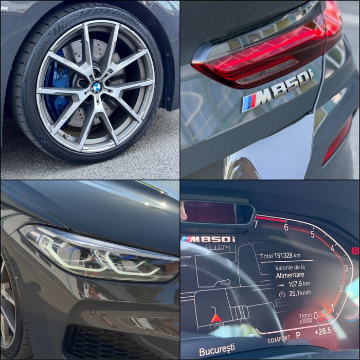 BMW M850i xdrive B&W Softclose ventilatie IMPECABILA