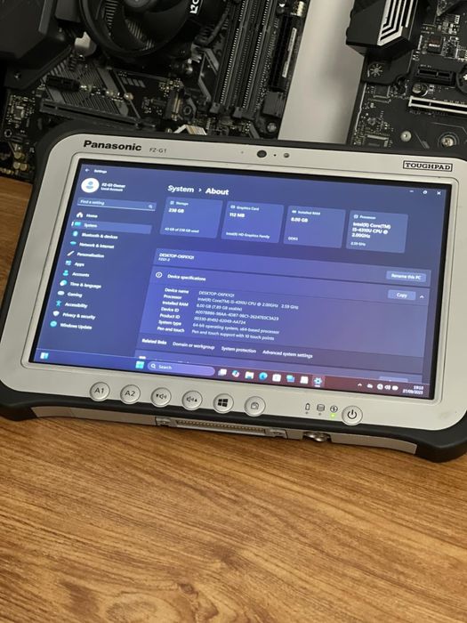 Брониран таблет Panasonic FZ-G1 MK4 core i5-6gen