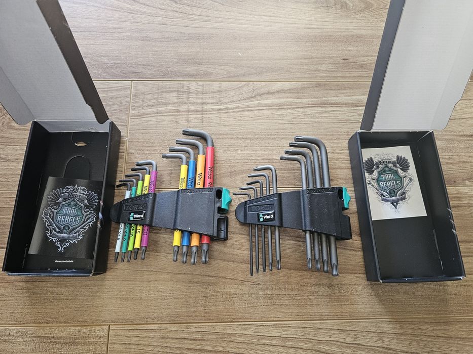 Set 9 chei Torx WERA Multicolor