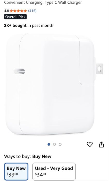 Apple Зарядка 30 Вт Для Macbook Air,Macbook Pro iPhone