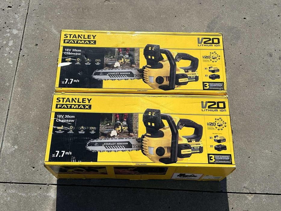 Fierastrau cu lant Stanley Fatmax V20 viteza 1600  lama 30cm 18V 4.0