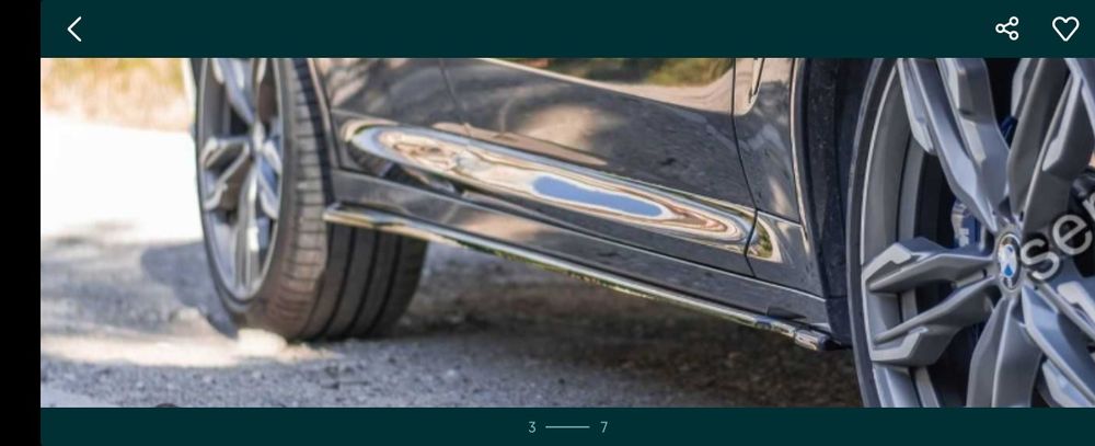 Praguri BMW X4 G02 2018-2021 M-packet Maxton Design
