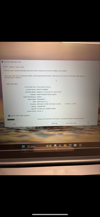 Laptop lenovo thinkpad E15 AMD ryzen 5