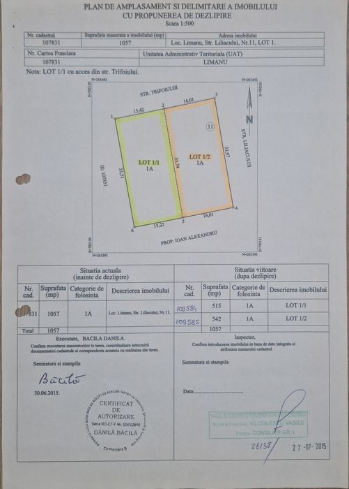 Teren construcție  comuna Limanu ,- Mangalia