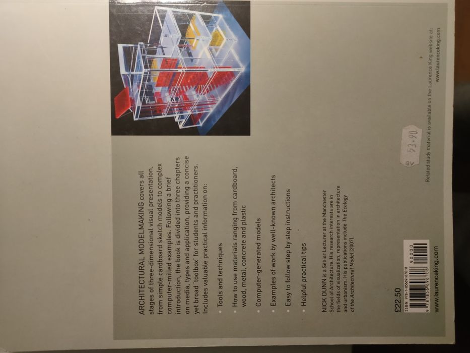Книга Architectural model making - Архитектурно макетиране