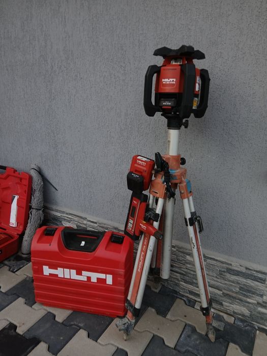 Nivelă laser rotativă cu dublă pantă Hilti PR 30-HVS ca nouă