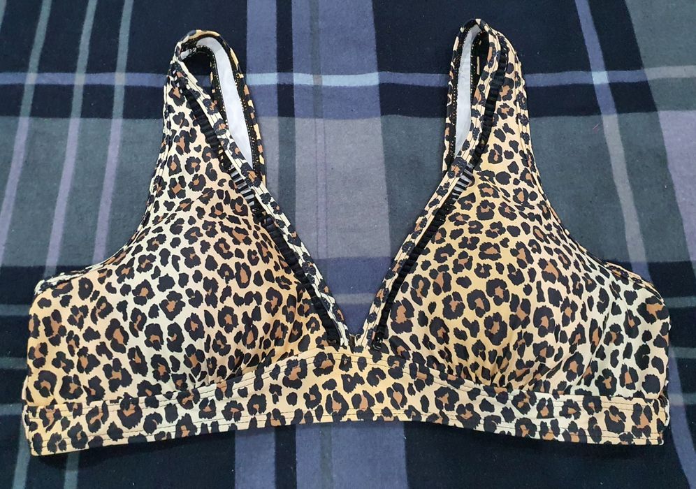 Sutien de plajă model leopard