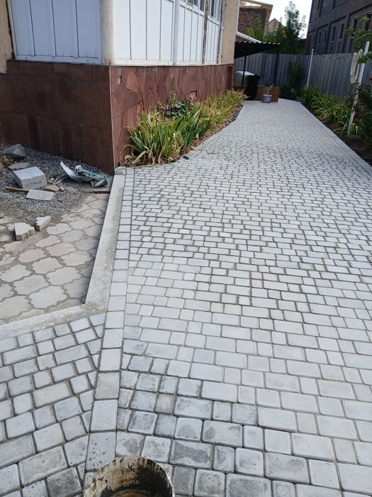 укладка брусчатки