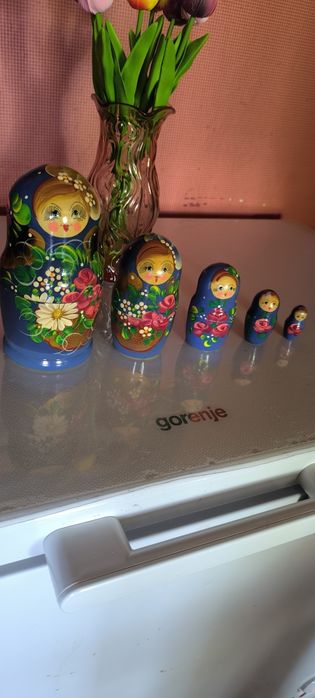 Матрёшка деревянная 5ти кукольная