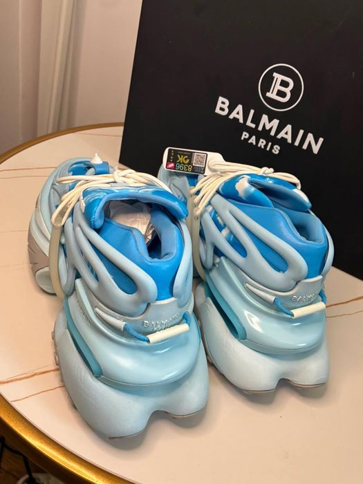 Adidasi Balmain Unicorn - Editie Speciala Sky Cloud