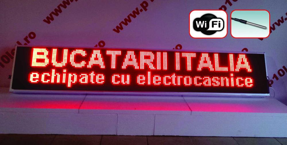 RECLAME LED PROGRAMABILE / Afisaj text programabil / Casete luminoase
