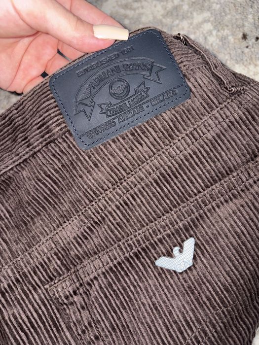 Pantaloni raiati Armani barbati