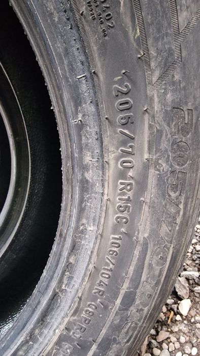 Anvelope 205/70R15C marca Pirelli, DOT 2021,7 mm, M+S,
