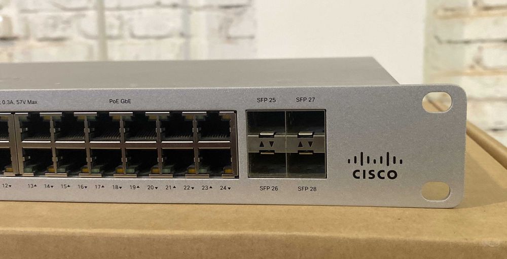 Коммутатор Cisco Meraki MS120-24P-HW