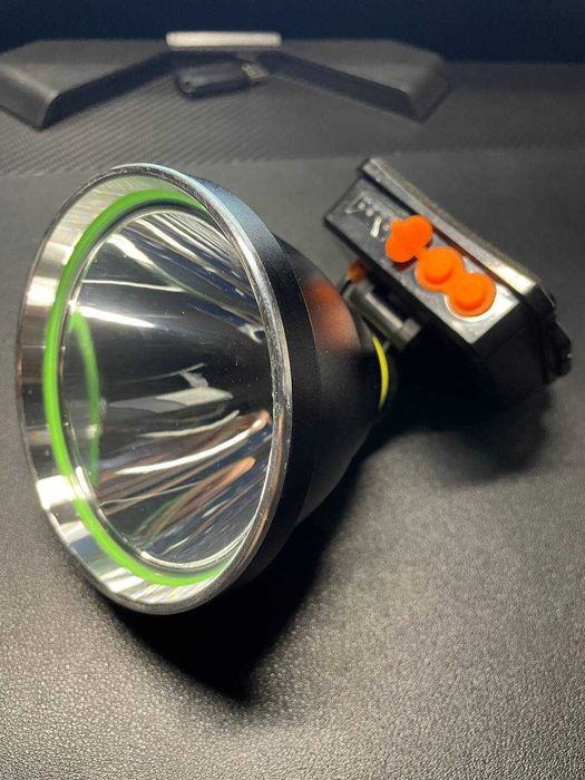 Lanternă frontală / Lanternă de cap – 8000lm, 9000mAh, 3 moduri, 30W