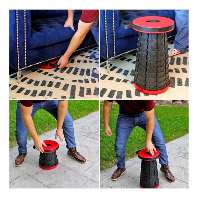 Водоустойчив,преносим,телескопичен,сгъваем стол,табуретка,къмпинг риба