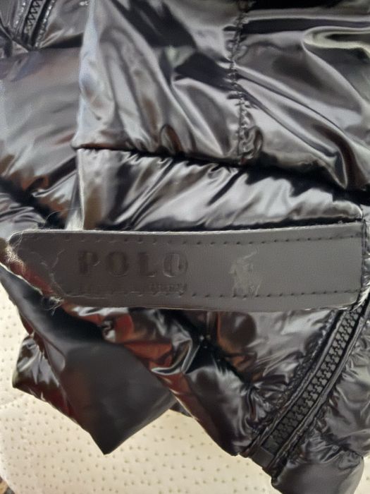 Geaca Polo Ralph Lauren - Black Glossy Puffer - L