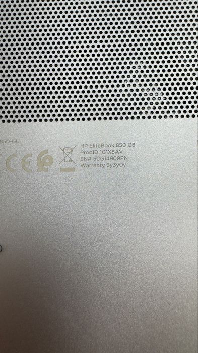 Laptop HP Elitebook 850 GB