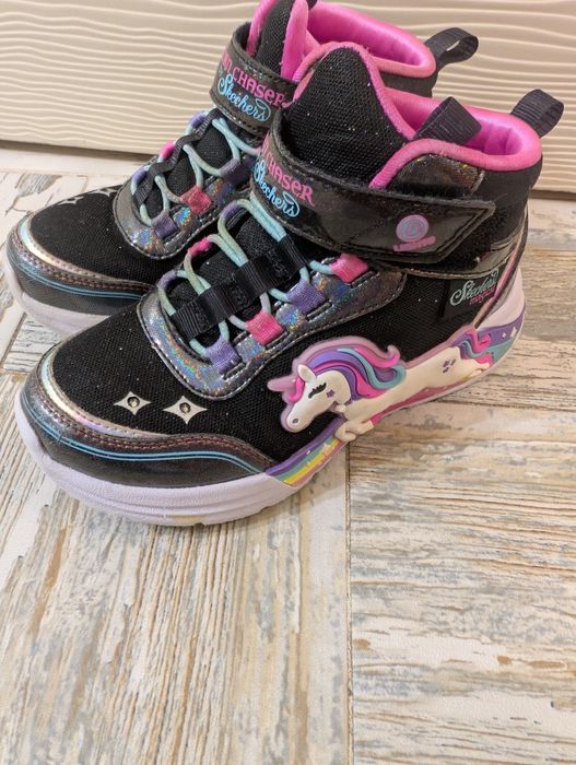Skechers Боти 28 номер светещи