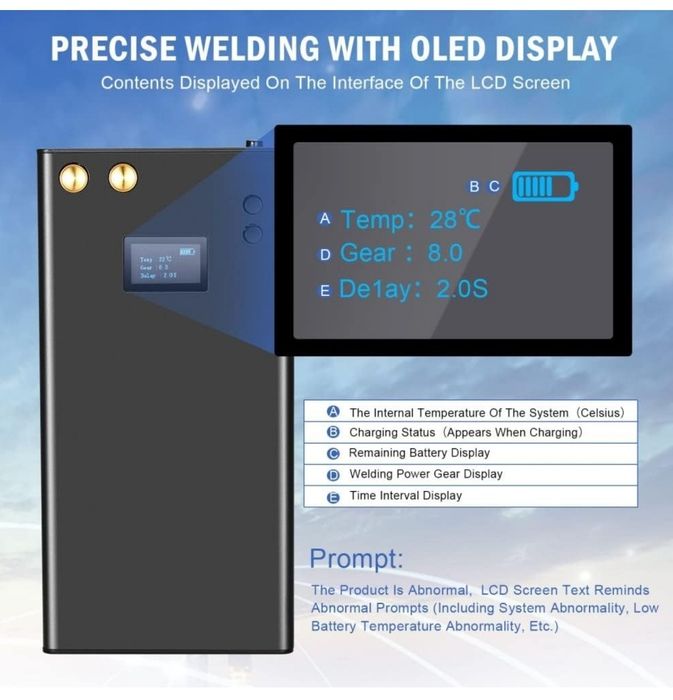 Aparat sudura in puncte acumulatori
