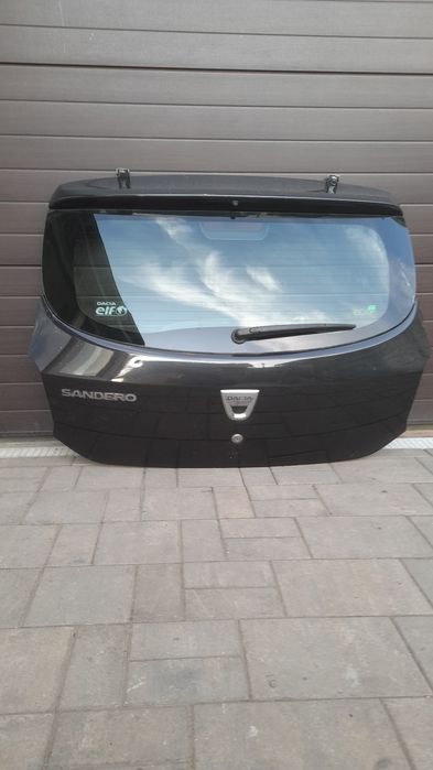 Haion Cu Luneta Portbaga Spate Dacia Sandero Stepway Complet Negru