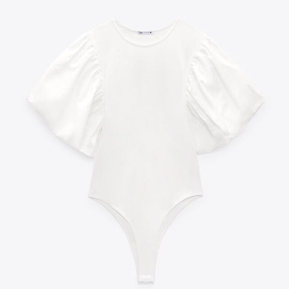 Бяла Тениска - Боди Zara S