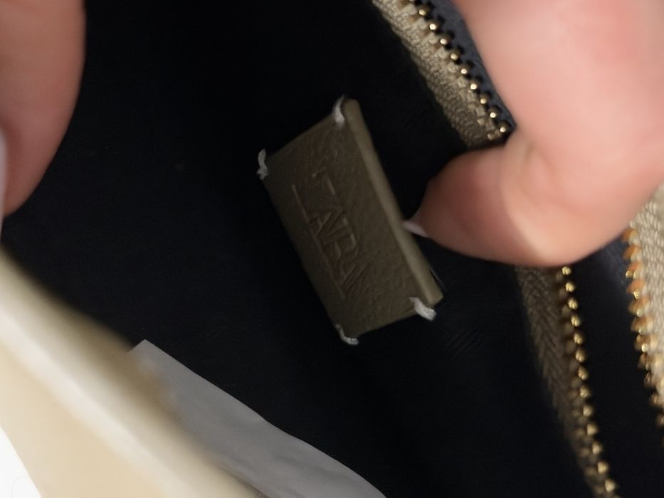 Сумка ZARA , кожаная , на плечо