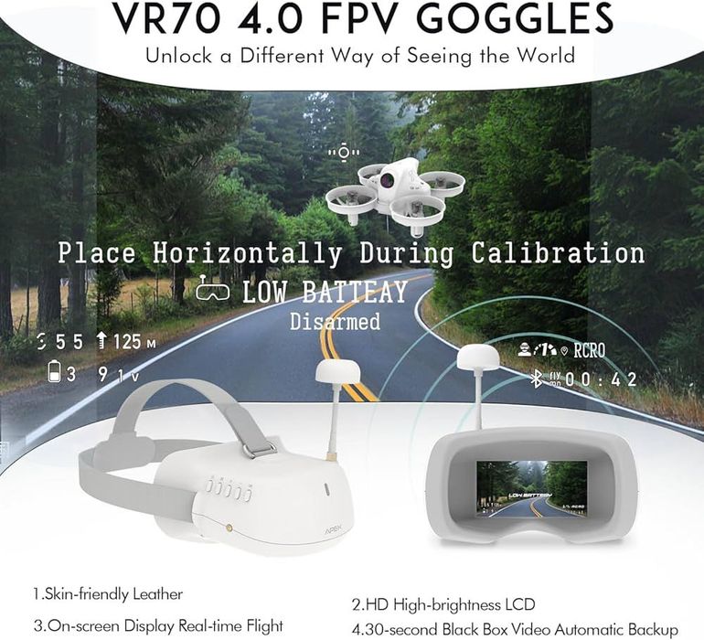 Комплект FPV дрон Apex VR70.4