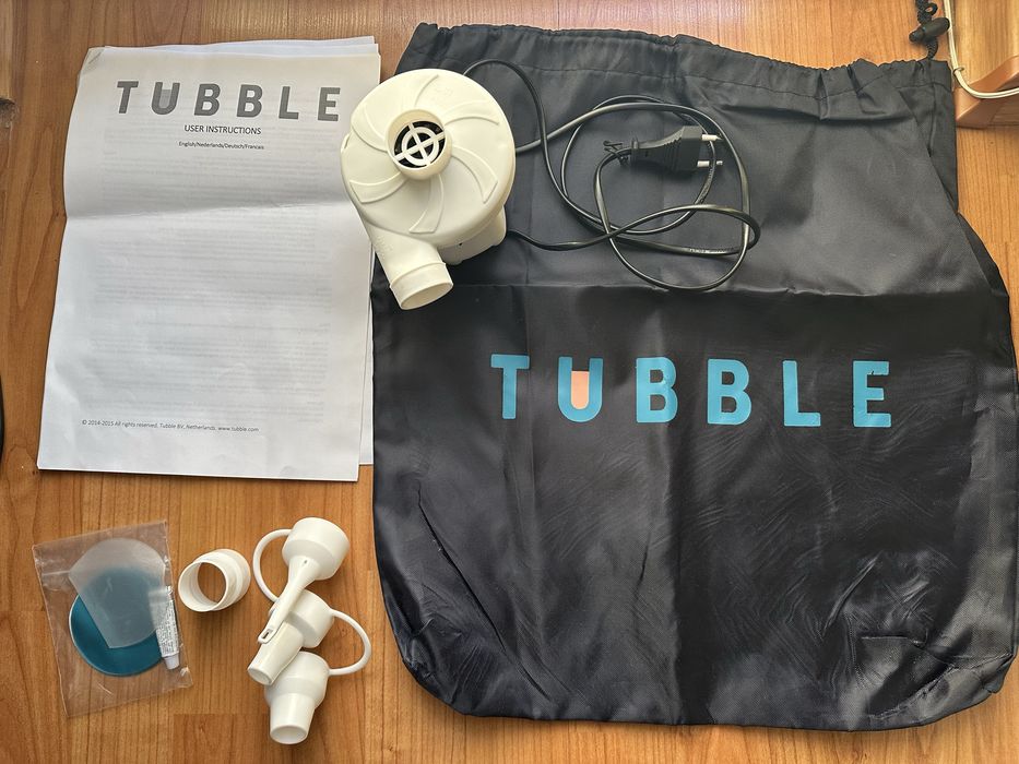 Надуваема вана Tubble с аксесоари (електрическа помпа, маркучи, други)