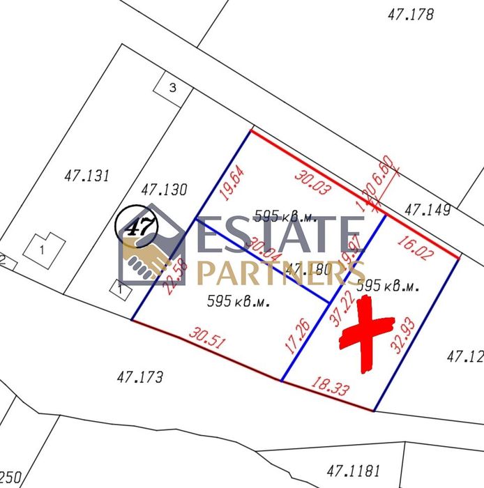 Продава се Парцел в с. Брестник, Област Пловдив - 595 кв.м за 40 €/кв.м - Снимка #4