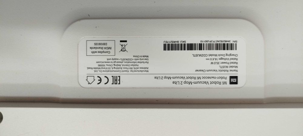 Mi Robot Vacuum Mop 2 Lite