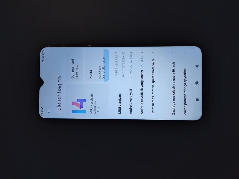 Redmi 10  5G ® Android