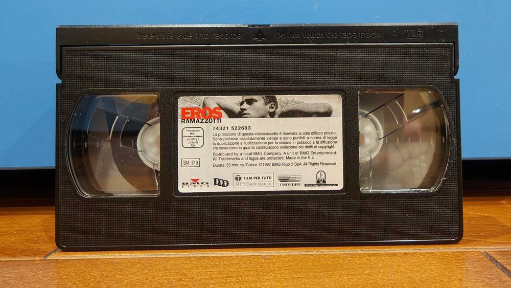 Eros Ramazzotti - Best video collection 1997 ( VHS )