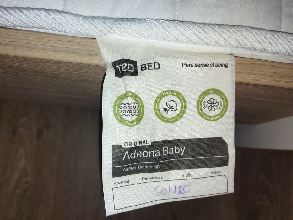 Бебешко легло Lorelli, ПОДАРЪК-двулицев матрак Ted