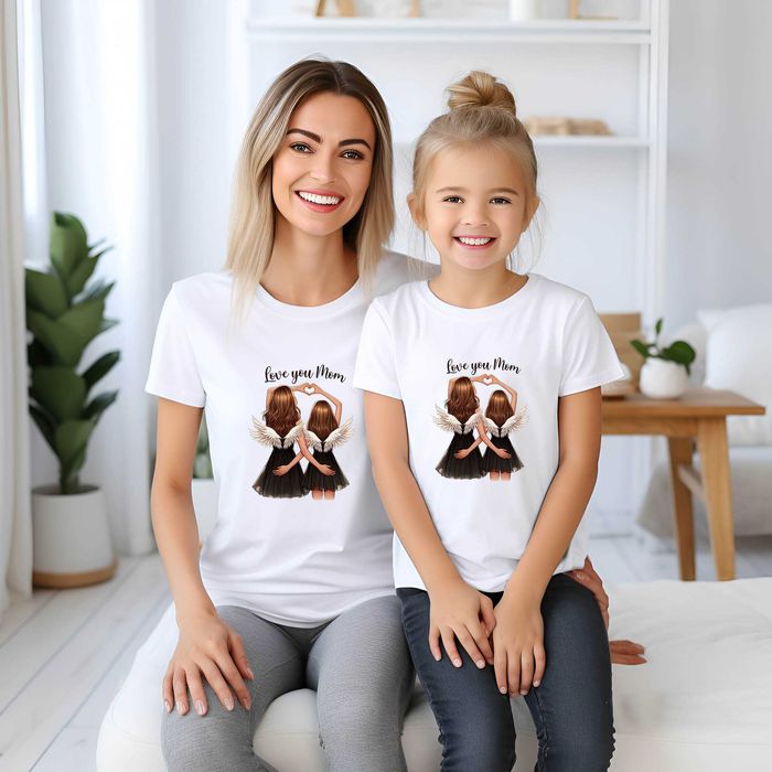 Нови тениски Мама и Аз, Еднакви тениски майка и момиче