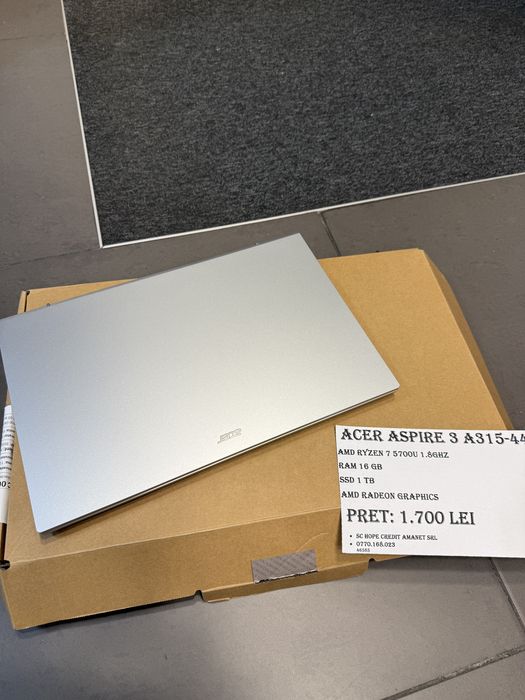Hope Amanet P7 Laptop Acer Aspire 3 Amd Ryzen 7 5700u