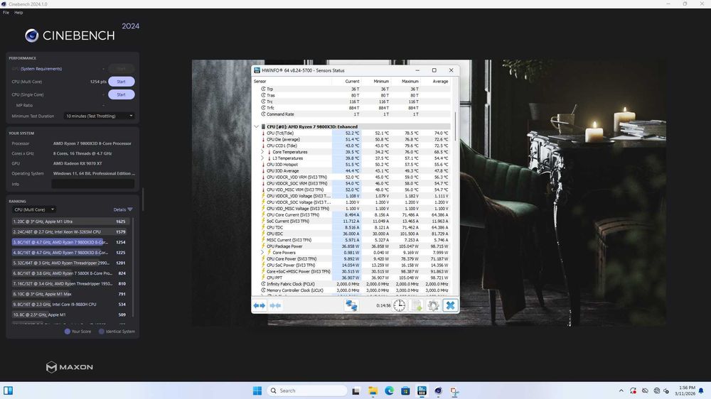 PC Gaming Ryzen 7 9800X3D RX 9070 XT 32GB RAM