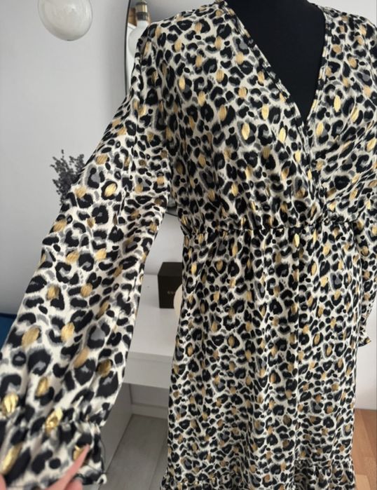 Rochie animal print Papillonne