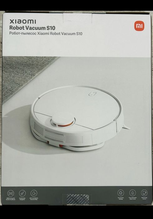 Robot de aspirare Xiaomi S10 BHR5988EU, Wi-Fi, aspirare&spalare simultana, 45 W, autonomie 130 min