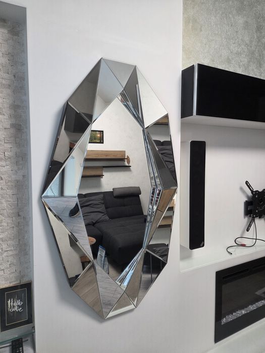 Огледало за стена Diamond Mirror (Silver) Diamond XL (140 x 82 см)