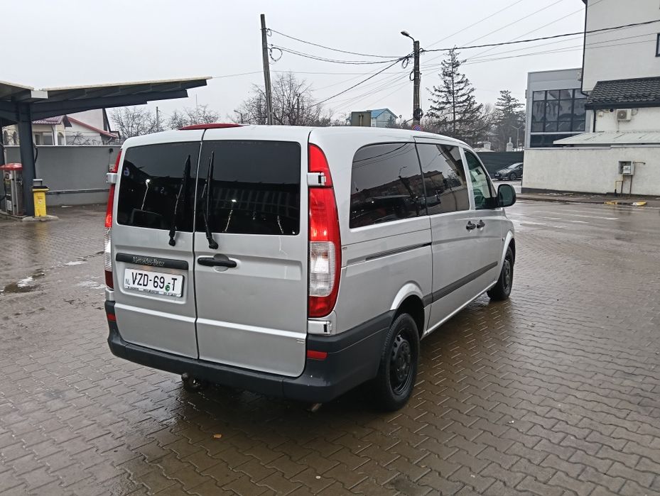 Mercedes Vito 2.2 DIESEL 150 cp. 6 locuri + spațiu marfă Long Model