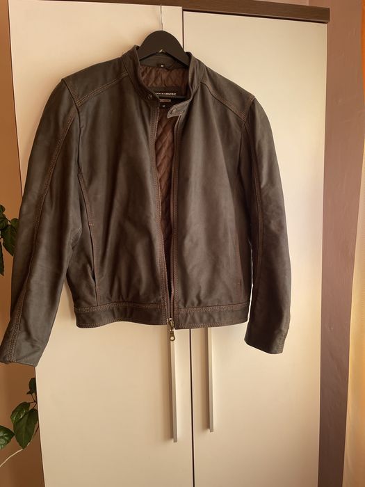 Jacheta de piele naturala pentru barbati Though Riders